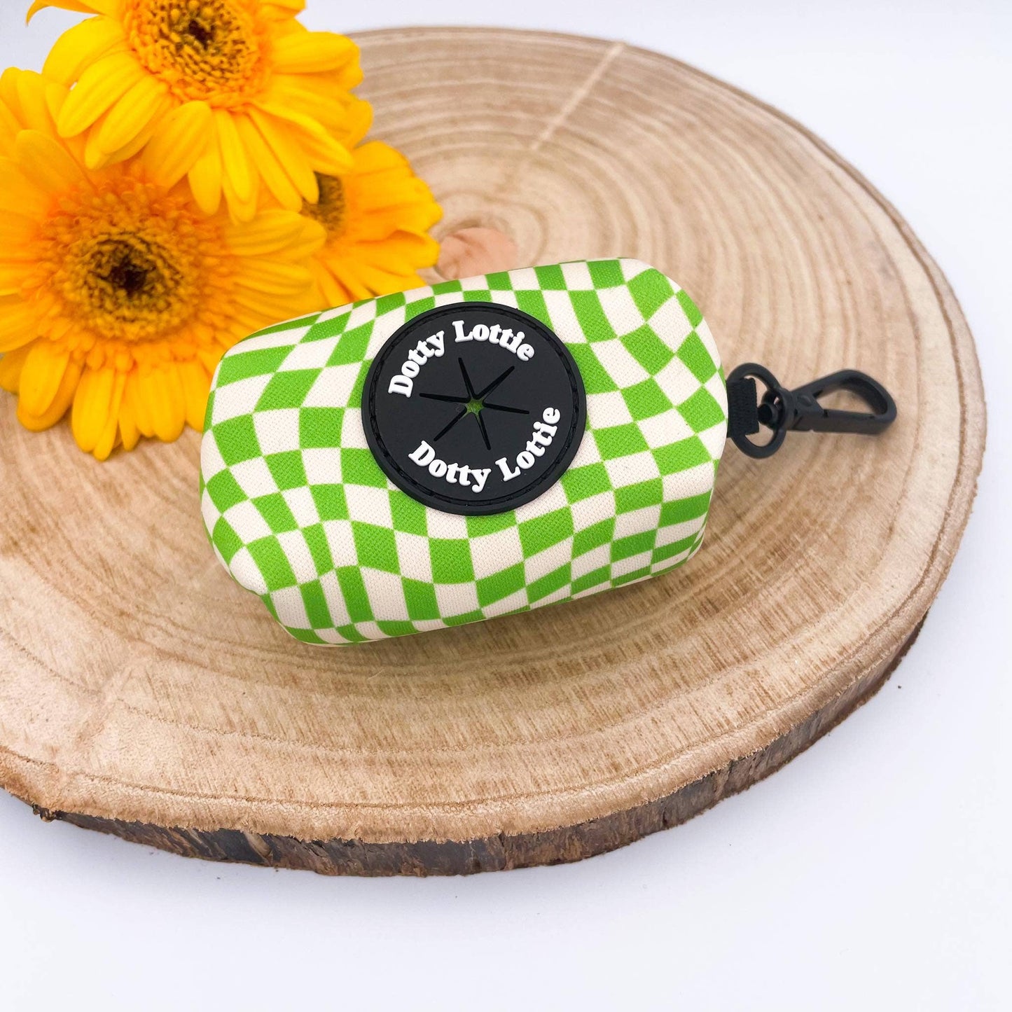 Dotty Lottie - Lime Soda Dog Poo Bag Holder Dispenser - info-0712