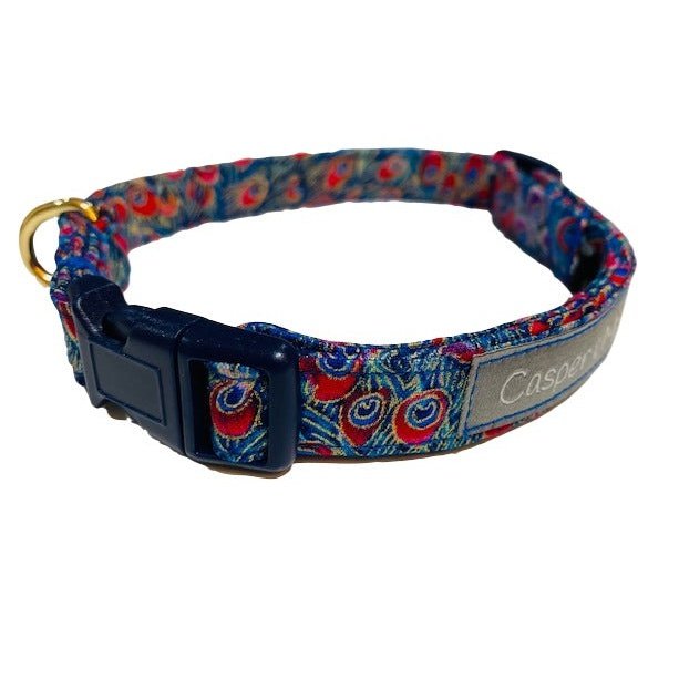 Peacock Blue Collar with Dark Blue Hardware - info-0712