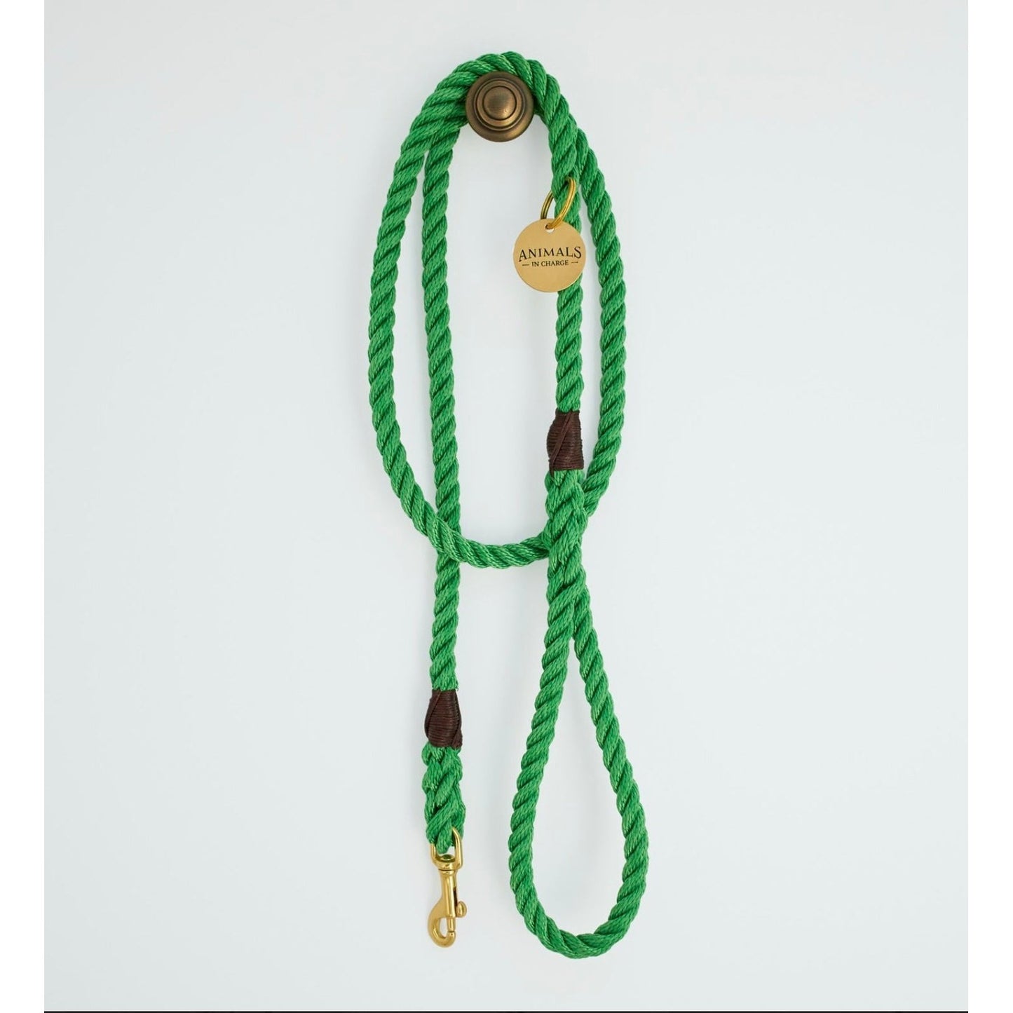 Rope Lead: Leafy Green - info-0712