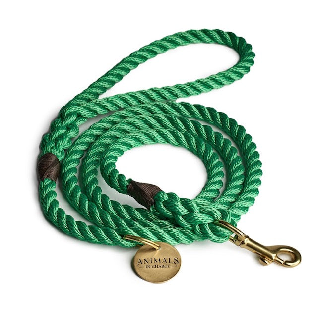 Rope Lead: Leafy Green - info-0712