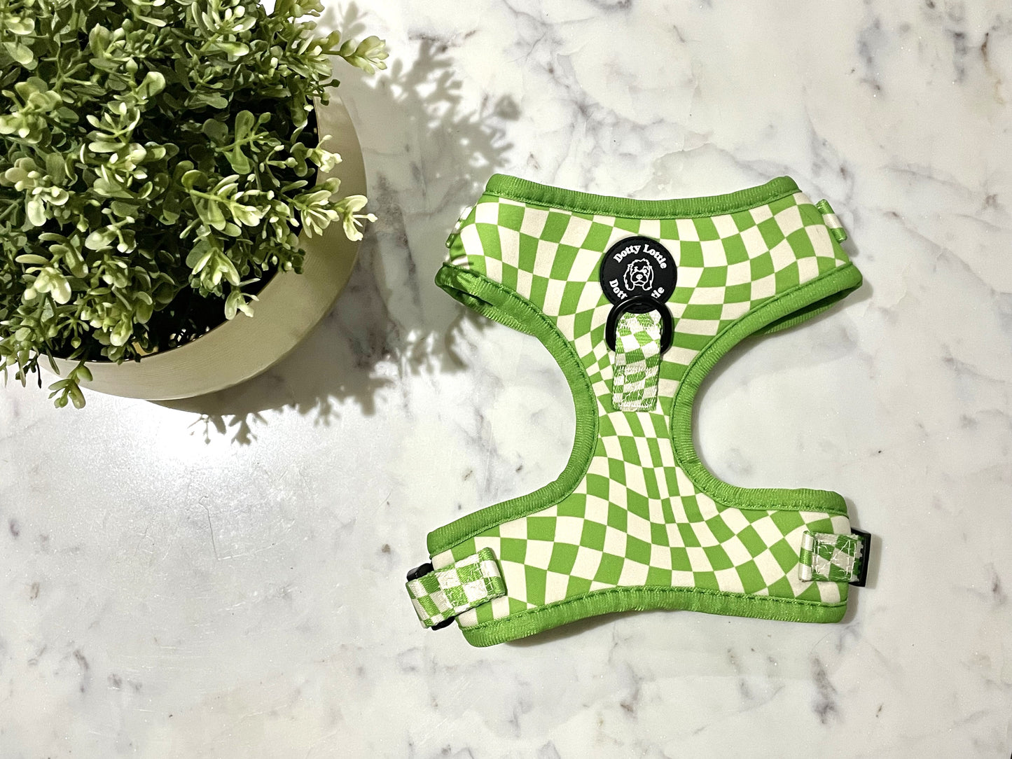 Lime Soda Adjustable Dog Harness