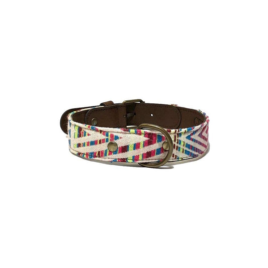 Summer Stripe Dog Collar - info-0712